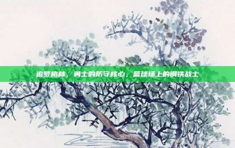 追梦格林，勇士的防守核心，篮球场上的钢铁战士